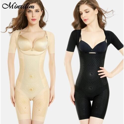 Minxilim Women Body Shaper Seamless Tummy Belly High Waist Slimming Shapewear Girdle Underwear Waist Trainer Posture Correct