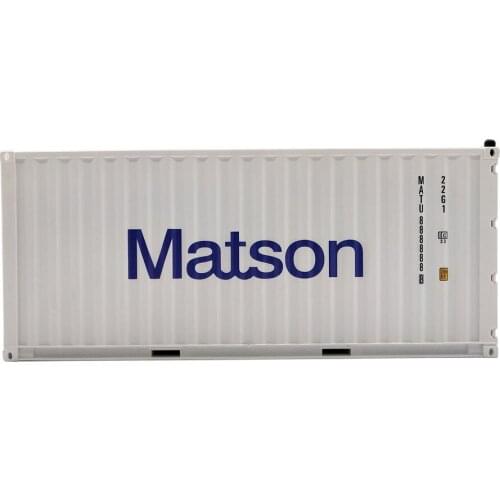 TANG DYNASTY(TM ) 1:20 Matson Shipping Container Model Abs Resin & Wood Toy Home Decoration Gift