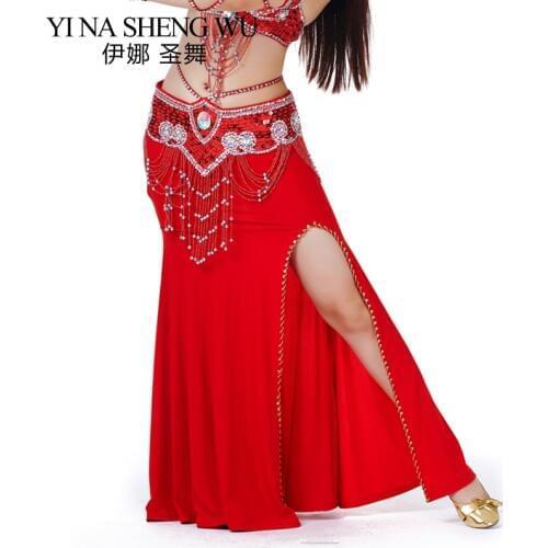 New Belly Dance Skirts Lady Indian Dance Dress Sexy Women Belly Dancing Gypsy Skirt Belly Dance Professional Performance Skirt