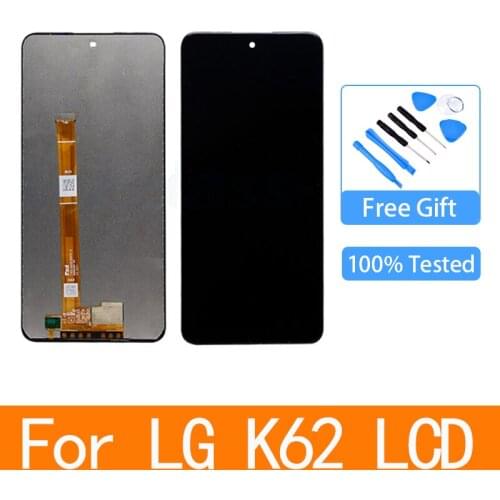 6.6" Original LCD For LG K42 K52 K62 LCD Display Touch Screen Digitizer Assembly Replacement Parts