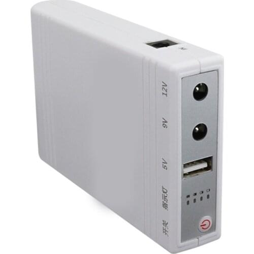 Portable UPS Battery Backup for Camera Mobile Phone 5/9/12V Emergency Power Bank USB Charger UPS Battery Backup