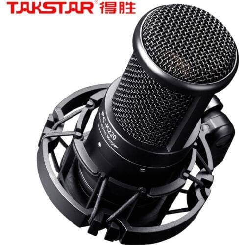 Takstar PC-K220 professional studio condenser microphone side-address microphone computer mic for webcast network recording