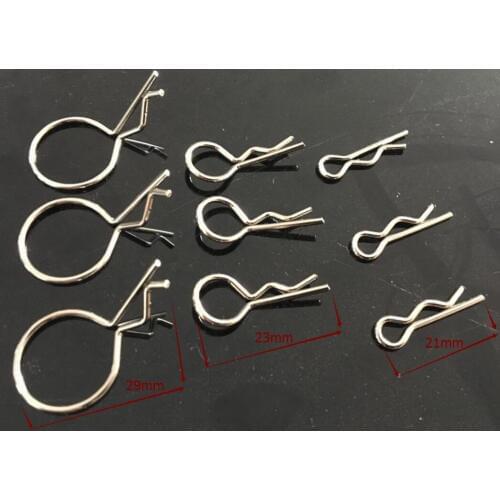 R clips 6pcs for1/10 1/12 1/8 RC tamiya HSP HPI Axial molder cars