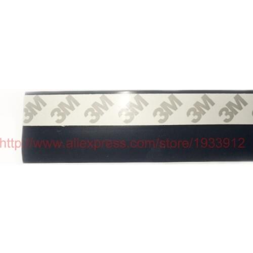 35mm width self adhesive silicone rubber bar door window bottom sealing strip weatherstrip