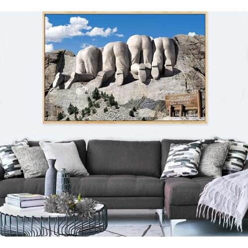 Canvas Prints Humor Queer Travel Climb Mountain America Art Poster Wall Pictures for Living Room Coffee Wall Art Home Decor