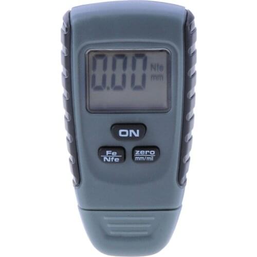 LCD Digital Paint Coating Thickness Gauges Paint Thickness Gauge For Car Iron Aluminum Base Metal