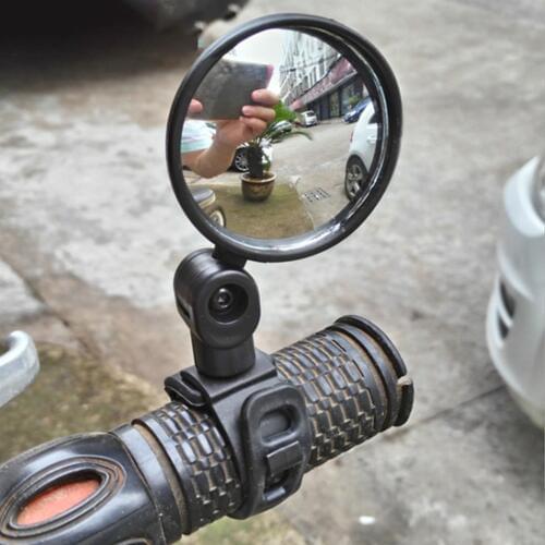 Universal Handlebar Adjustable Bicycle Rearview Mirror Wide-angle Convex Mirror Cycling MTB Bike Accessories