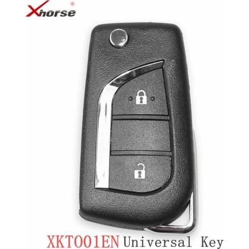 Xhorse VVDI2 XKTO01EN Universal Remote car Key for Toyota 2 Buttons