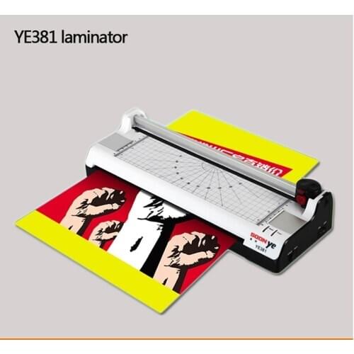 1 PCS 220V-240V 50Hz Sealed Plastic Laminating Machine New YE381 Smart Photo Laminator Hot Cold A3 330mm
