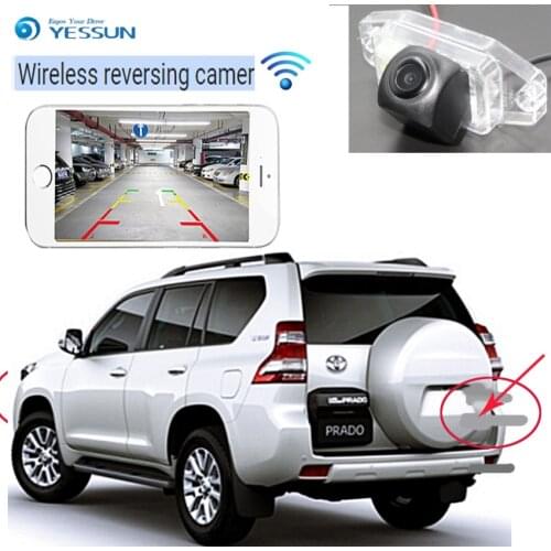 YESSUN car NEW HD wireless Rear View Camera For Toyota Land Cruiser Prado LC90 LC120 LC150 LC200 1996~2017 Reverse Camera
