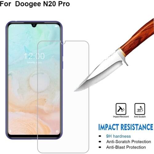 2PCS Tempered Glass For Doogee N20 Pro Screen Protector 9D Protective Glass Cover For Cristal Templado Doogee N20Pro Pelicula