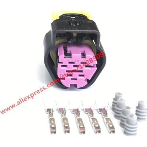 10 Sets Code A Female 5 Pin Automotive Electric Wire Connector 1928405138 For VW Audi 1 928 405 138 Inject Sensor Fits Ford