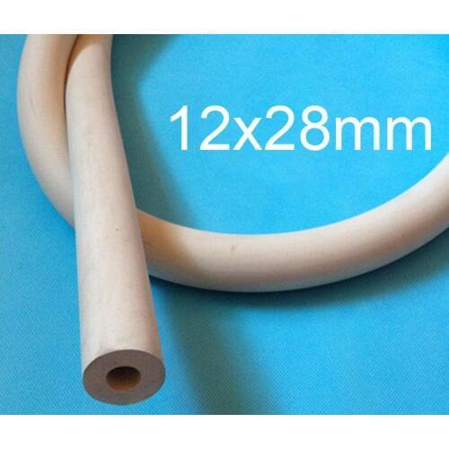12mm ID 28mm OD rubber RU vacuum tube,Draw vacuum hose Resistance to negative pressure tubing.thick walled tube thick walled