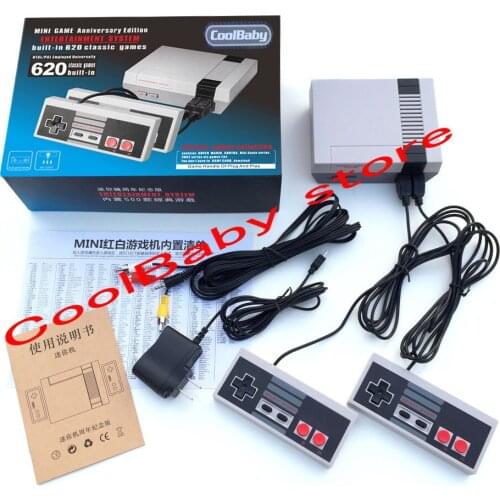 2021 Classic Mini TV Game Console Retro Video Game Console 8 Bit With 620 Different Built-in Games Double Gamepads