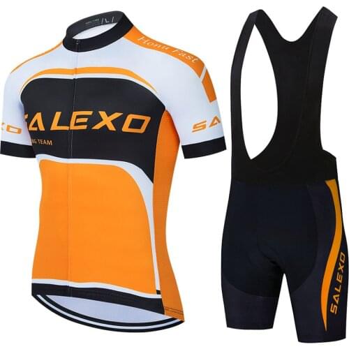 2021 Summer Bicycle Wear Breathable Cycling Clothing Cycling Jersey Set Bib Pants Cycling Clothing Men Cycling Jersey Triathlon