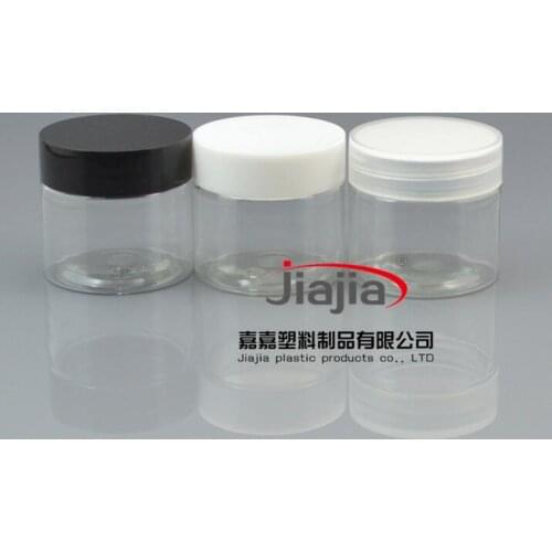 25 grams clear PET Cosmetic Jar with black/white/clear PP lid, 25 ml Sample Container,25G Cream Jars or eye cream jar