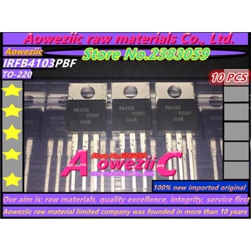 Aoweziic 100% new imported original IRFB4103PBF IRFB4103 TO220 N channel digital audio field effect transistor 17A 200V