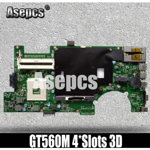 Asepcs G73SW Mainboard For Asus G73S G73 G73SW Laptop motherboard HD3000 100% fully tested HM65 Support 3D GT560M 4*Slots REV2.0