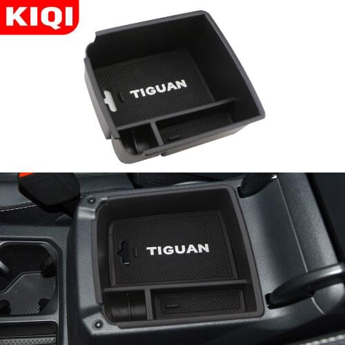 Car Armrest Center Storage Box Container Glove Organizer Case for Volkswagen VW Tiguan MK2 2016 2017 2018 2019 2020 Accessories