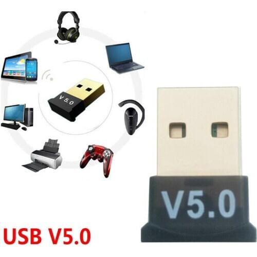 Bluetooth V5.0 Adapter Wireless Audio Portable Stereo Music Adapter With USB2.0 Interface Dongle Receiver for TV PC Laptop