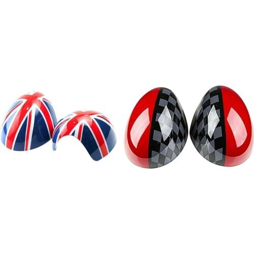 Car Door Side Mirror Covers for Mini Cooper R55 R56 R57 R58 R60 R61 Power Fold Mirror