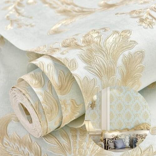 Wallpaper 3D Flower Mural Embossed Wallpapers Bedroom ​Living Room ​Tv Background Wall Murals 1 Meter Multicolor