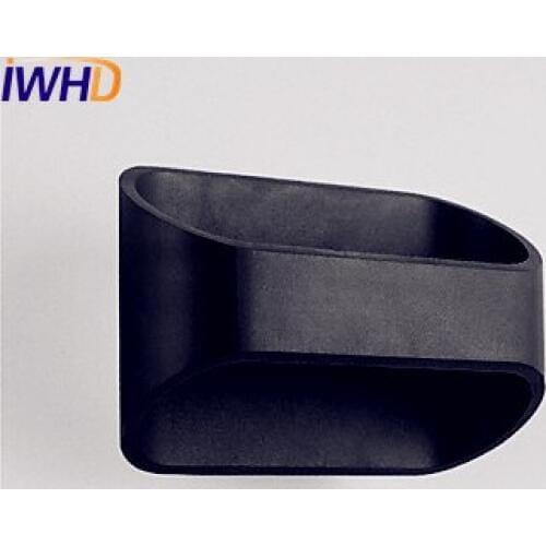 IWHD Nordic LED Wall Light Modern Lving Room White Black Wall Lights Sconce Wandlampen Lamparas De Pared