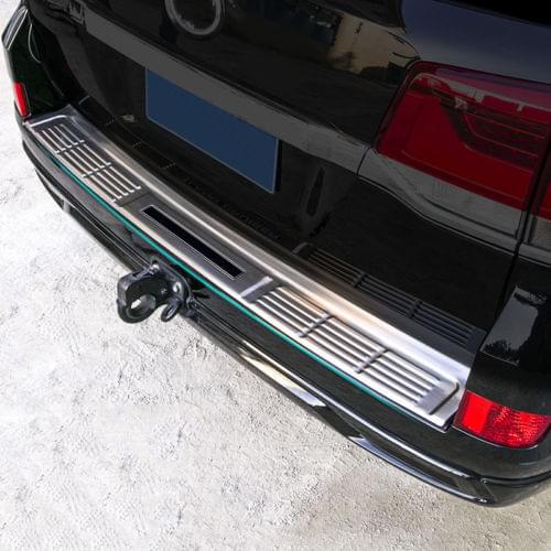 Stainless Fit for Toyota Land Cruiser 13-2017 Outer Rear Bumper Plate Cover Pad