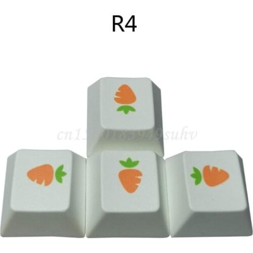 OEM Profile ABS Carrot Direction Arrows Keys Keycaps Backlight Keycap For Cherry MX Mechanical Gaming Keyboard Key Cap