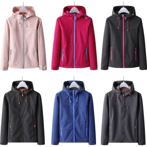 Autumn Winter Cycling Hiking Jacket Thermal Windproof Bike Jackets Men Women Fleece Cardian Hooded Waterproof Windbreaker Coat