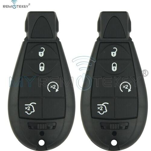 Remtekey 2pcs #5 Journey Grand Cherokee Voyage for Chrysler Jeep Dodge Fobik remote key 434 Mhz 4button 05026336AC