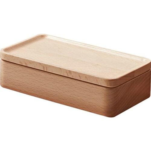 Casegrace Luxury Magnetic Wooden Small Jewelry Box Storage Organizer Travel Wood Velvet Necklace Earring Ring Jewellery Case