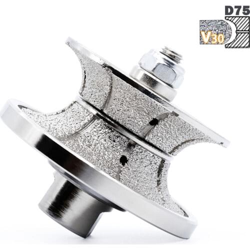 Hand Profile Wheel V30 Shape Router Bit Diamond Vaccum Brazed Grinding Wheel For Stone Granite Marble Edge