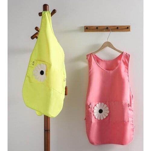 Korean version of the apron female kitchen home cooking gown restaurant waiter waist fashion skirt-style manicure overalls