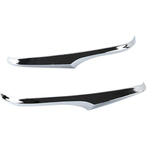 1 Pair Car Chrome Rearview Side Mirror Cover Trim Decor Strip Fit for Lexus LX570 2016 2017 2018 2019