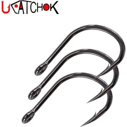 5pcs/lot oversize overweight sturgeon boat sea fishing big hook villain pirate hook metal jigging assist barbed hook 1/0-10/0