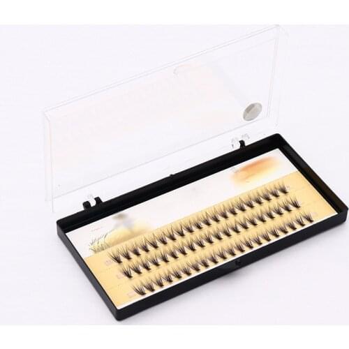 60pcs Individual Cluster EyeLashes Grafting Fake False Eyelashes Eyelash Extension Individual Eyelash Professional Makeups