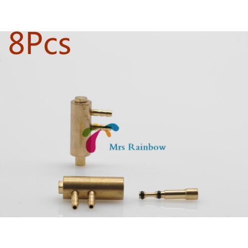 8/Pcs Dentist Holder Valve Normal Open Dental Handpiece Hanger Chair Accessories Lab Equipment