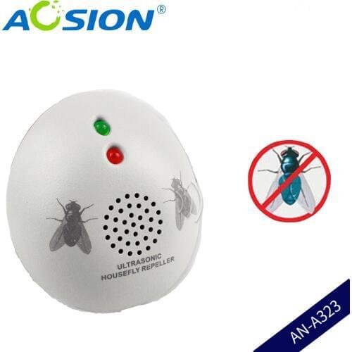 Aosion AN-A323 Indoor home Ultrasonic Housefly Repeller ultrasound Electronic flies repellent stop repelente pest reject EU plug