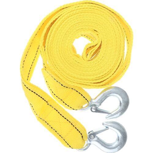 Towing Strap Tow Rope Nylon Trailer Belt 4M 5 Tons Heavy Duty Road Recovery
