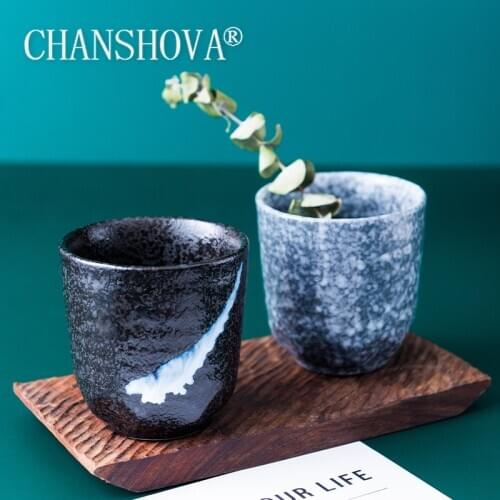 CHANSHOVA 200ml Chinese retro style ceramic teacup personality coffee cup mug China tea set Porcelain H090
