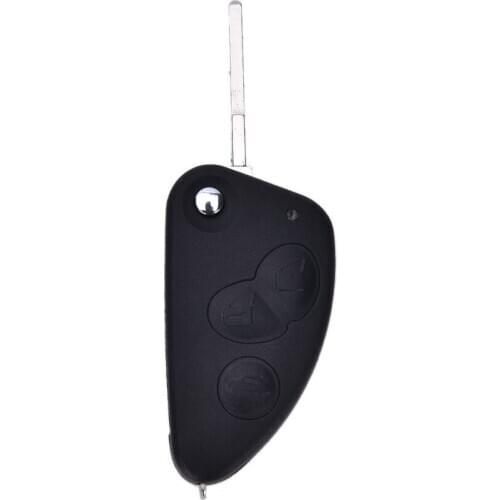 Car Replament Key Case Shell For Alfa Romeo New 1pc 3 Buttons Flip Remote 147 156 166 GT Ltd TS