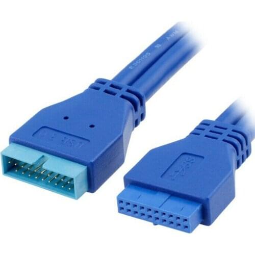 D57 USB 3.0 extension cable adapter splitter inside 19 polig pfostenbuchse PC