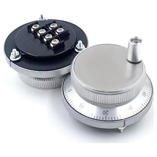 Diameter 80mm 100 ppr pulse 5V DC MPG handwheel encoder for CNC system CNC Mill Router Manual Control