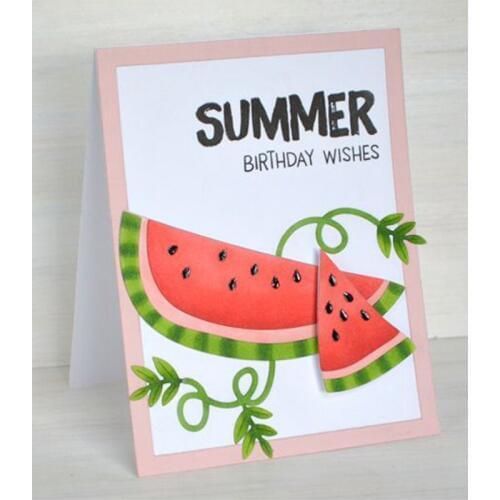 Fruit Watermelon Metal Cutting Dies Stencils For DIY Scrapbooking Decorative Embossing Suit Paper Cards Die Cutting Template