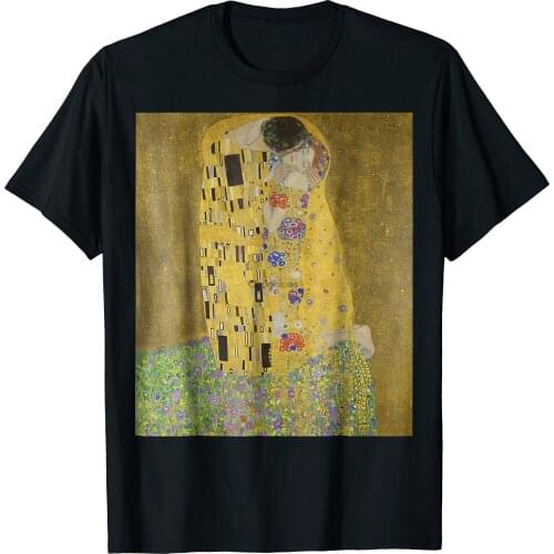 The Kiss by Gustav Klimt T Shirt