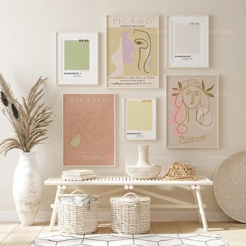 Gallery 6-piece prints Picasso Museum and Kusama Pantone palette | Danish pastels | Prosecco | Margaritas | Champagne decoration