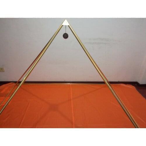 Giza Meditation Pyramid Bracket PGB-PI-19.16-200 .Cosmic energy receiver, electroplated K gold series