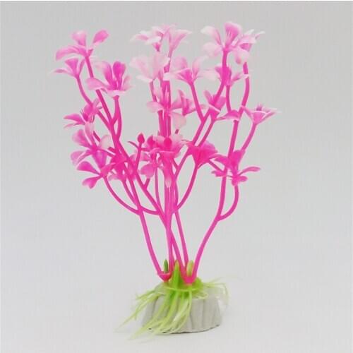 Beautiful Plastic Simulation Aquarium Fake Water Plants Fish Tank aquarium Plants Aquarium Accessories 6 Pieces