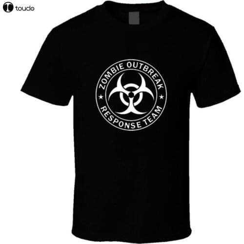 2019 Male Best Selling Zombie Apocalypse Outbreak Response Team T Shirt Summer Tee Shirt